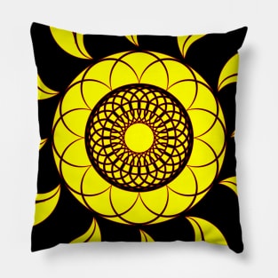 Flower Jewel Mandal Pillow