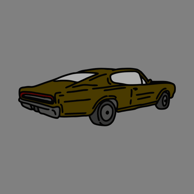 vintage muscle cars by fokaction