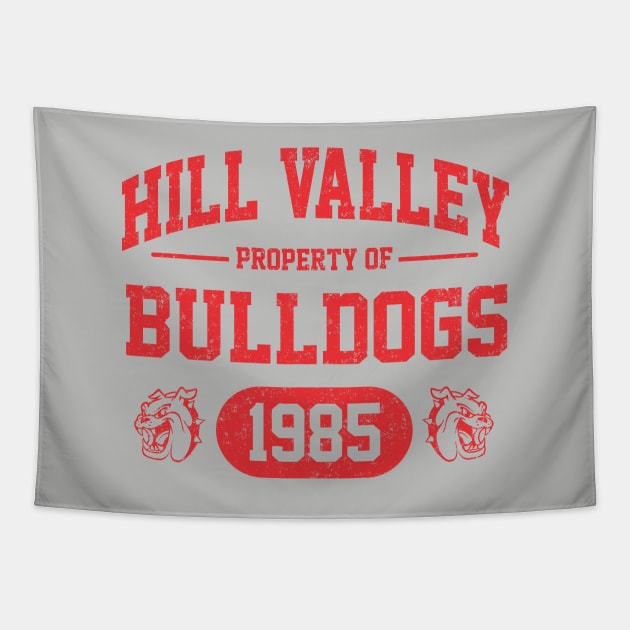 Hill Valley Bulldogs - 1985 Tapestry by dustbrain