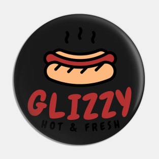 Hot and Fresh Hotdog Pin