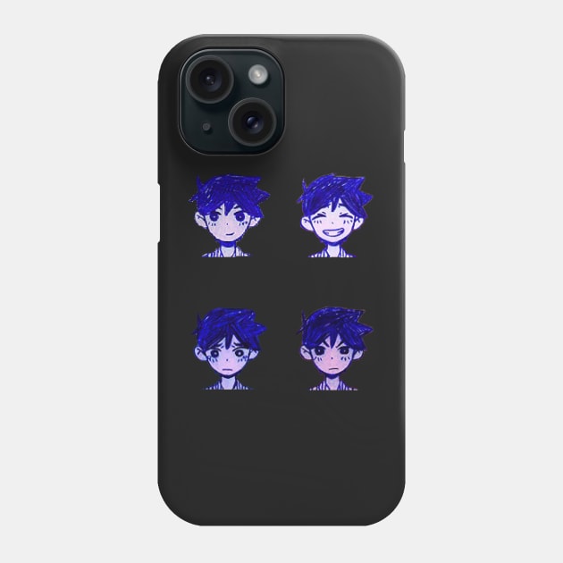 Hero Sprites (Omori) Phone Case by hidexmian