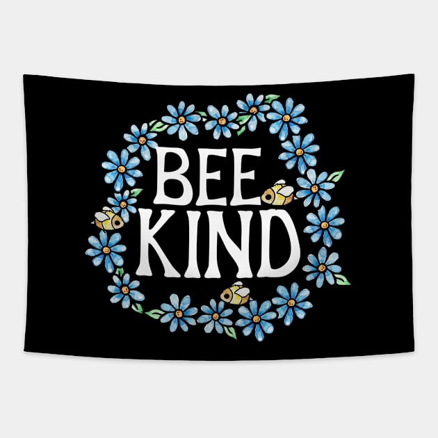 Bee Kind Tapestry by bubbsnugg