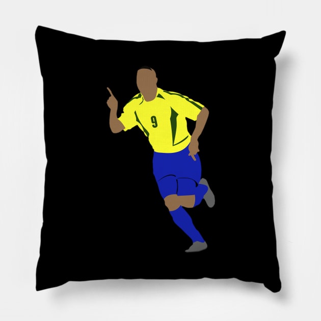 Ronaldo Luis Nazario de Lima Pillow by CulturedVisuals