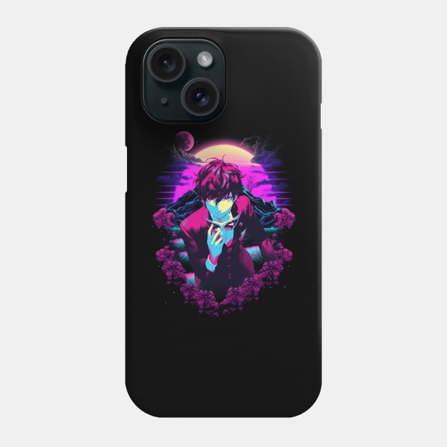 Embrace the Shadows Iconic Personas Anime Tees Await Phone Case by Infinity Painting