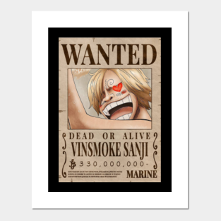 Sanji Vinsmoke One Piece Posters And Art Prints Teepublic