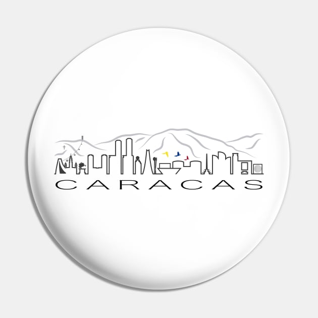 Caracas skyline Pin by MIMOgoShopping