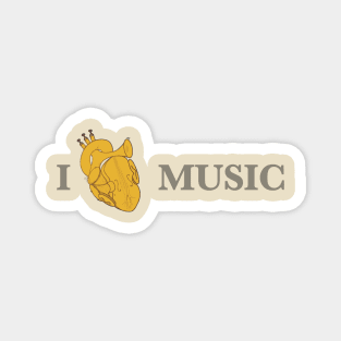 I Love Music Magnet