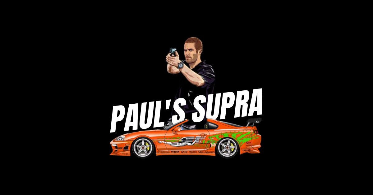 Fast and Furious Supra Supra Sticker TeePublic