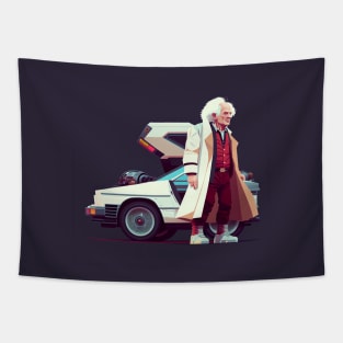 Back to the future Doc Brown Tapestry