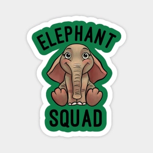 Elephant Squad - Elephants lovers Magnet