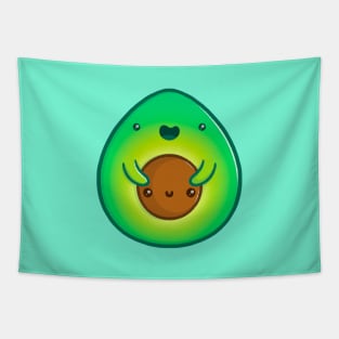 Avocuddle - Cute Kawaii Avocado Tapestry