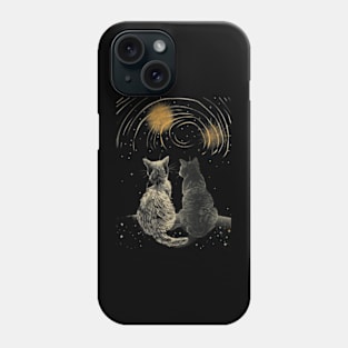 kittens and stars Phone Case