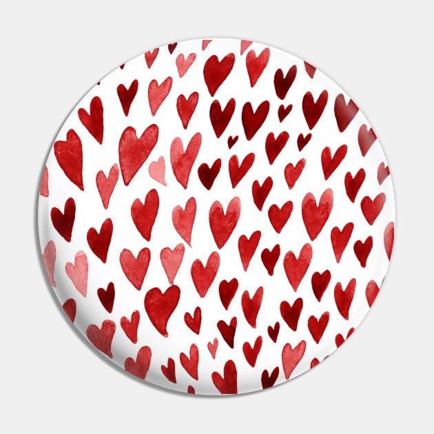 Valentines day hearts explosion - red Pin by wackapacka