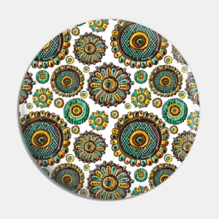 Traditional ukrainian seamless pattern Pin