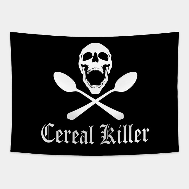 Funny Saying: Cereal Killer Tapestry by robotface