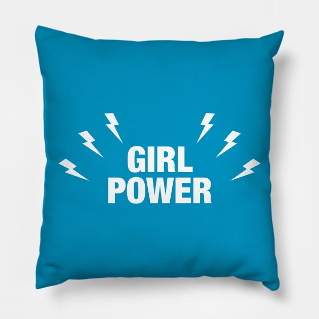 Girl Power Pillow by textonshirts