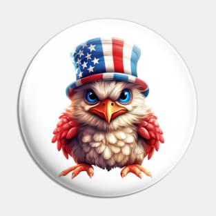 Patriot Farm Chicken Pin