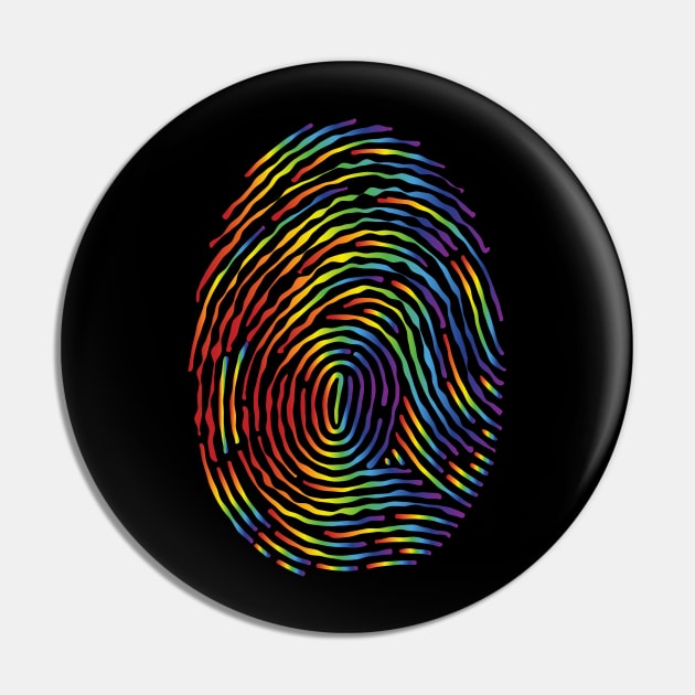 Fingerprint Pin by Wearable Designs