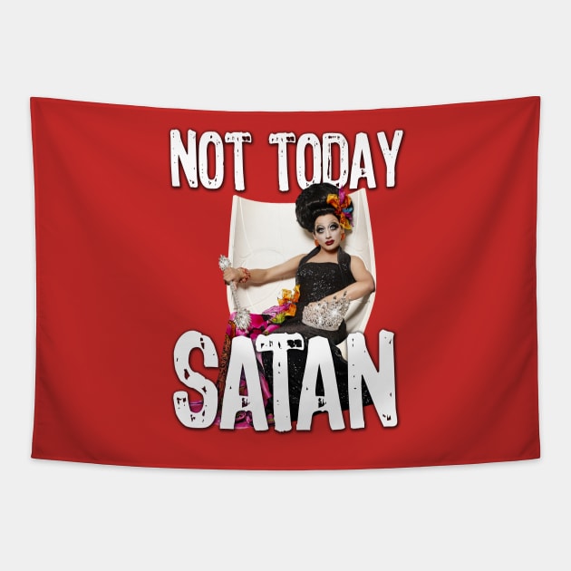 Not Today Satan Tapestry by aespinel