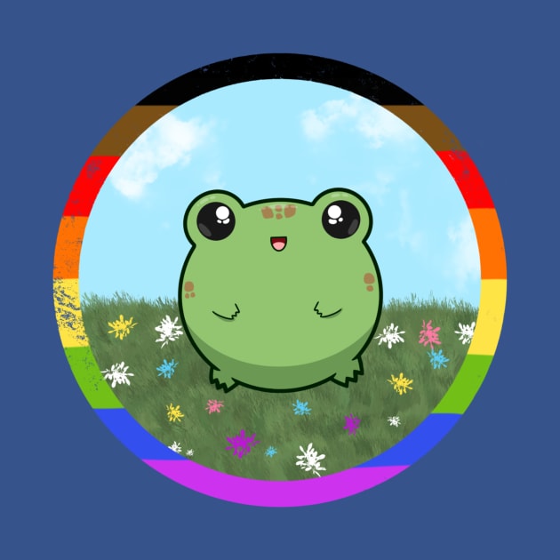 Pride Froggo (Philly) by GummiFrogArt