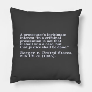 Berger v. United States Pillow