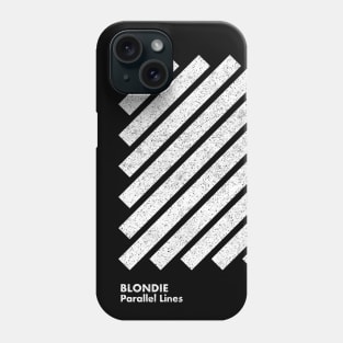 Blondie / Parallel Lines / Minimal Graphic Design Tribute Phone Case