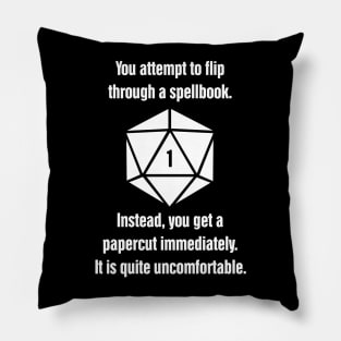 Wizard | d20 Roleplaying Game Scenario | Board Game Pillow