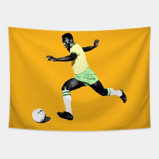 pele the heros fothball Tapestry