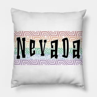 LGBTQ PATTERN AMERICA NEVADA Pillow