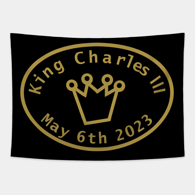 King Charles III May 6th 2023 Coronation Tapestry by ellenhenryart