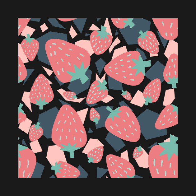 Strawberry Pattern by Emberpixie