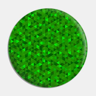 isometric green triangles in hexagon Pin