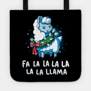 Christmas Llama Tote