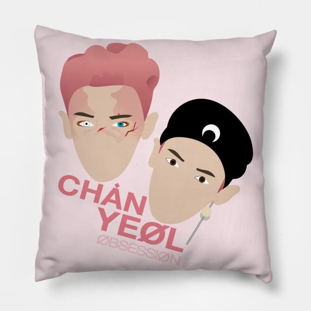 Chanyeol - Obsession. Pillow by Duckieshop