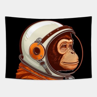 Monkey Astronaut Tapestry