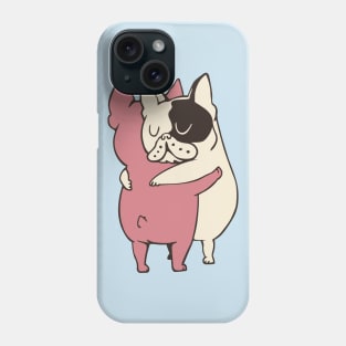 French Bulldog Hugs Phone Case