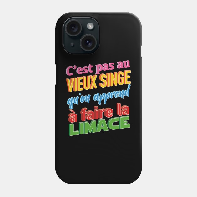 Vieux singe Phone Case by Graph'Contact