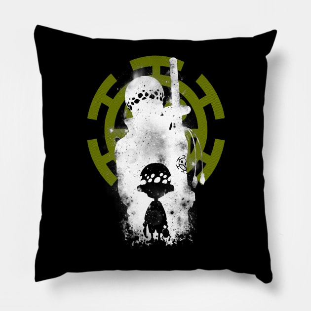 Trafalgar D  water Law Pillow by Genesis993