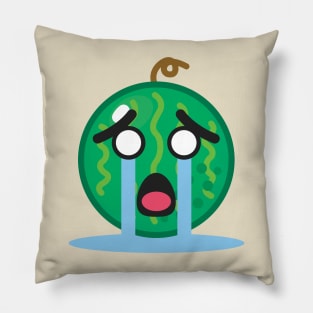 Sad Watermelon Pillow