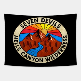 Seven Devils Mountains Hells Canyon Wilderness Idaho Snake River Tapestry