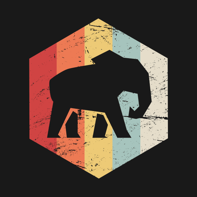 Retro 70s Elephant by MeatMan