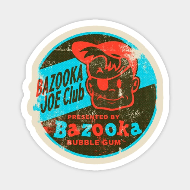 Bazooka Joe Magnet by HAPPY TRIP PRESS