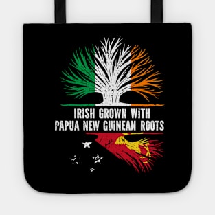 Irish Grown With Papua New Guinean Roots Ireland Flag Tote