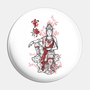 Oriental Art Design Pin