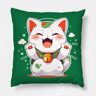 The Cute Lucky Cat Pillow