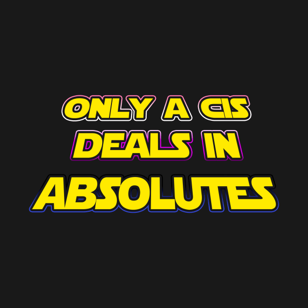 Only a CIS deals in absolute - Genderfluid flag outline - wtframe by WTFrameComics