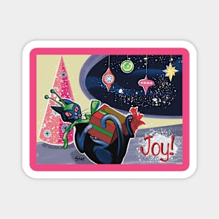 Zap Cat Christmas: Joy! Magnet