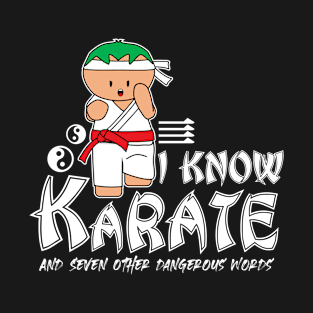 I Know Karate And Seven Other Dangerous Words T-Shirt