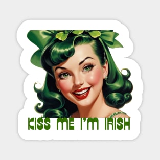 Kiss Me, I'm Leprechaun-Approved Magnet