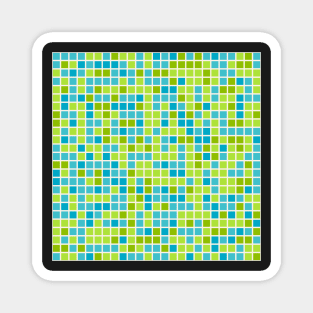 Mosaic Squares Magnet